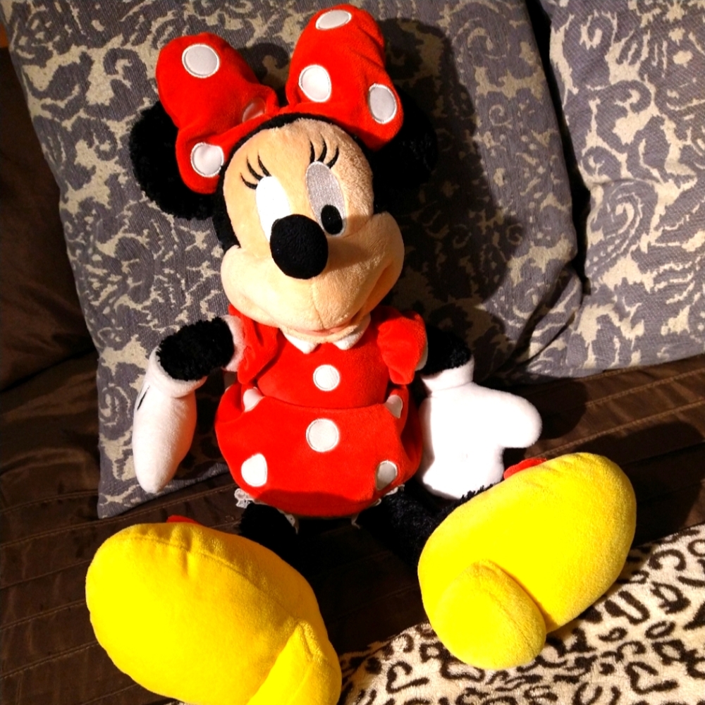 Minnie mouse plush stuffed Walt Disney bear - Picture 9 of 17